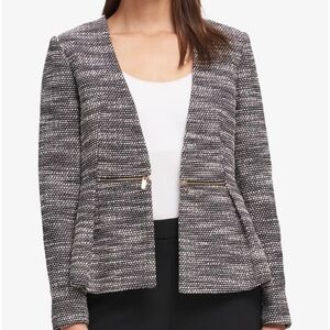 Open-Front Tweed Jacket size 12